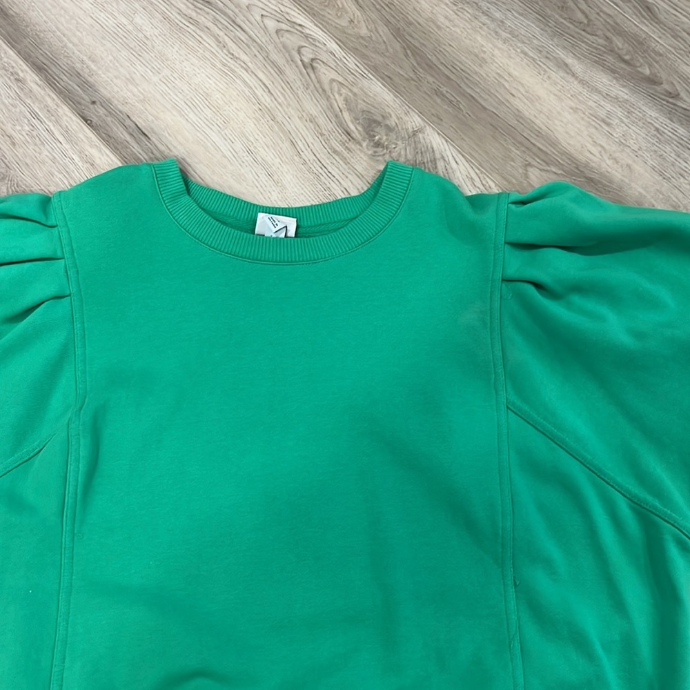 A new day Green dressy Sweatshirt Top - XL - Picture 8 of 9